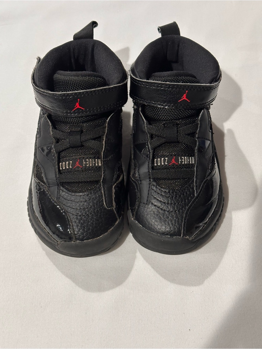 Nike Air Jordan 11 Retro BT Toddler Size 8C Black Bred Sneakers Shoes